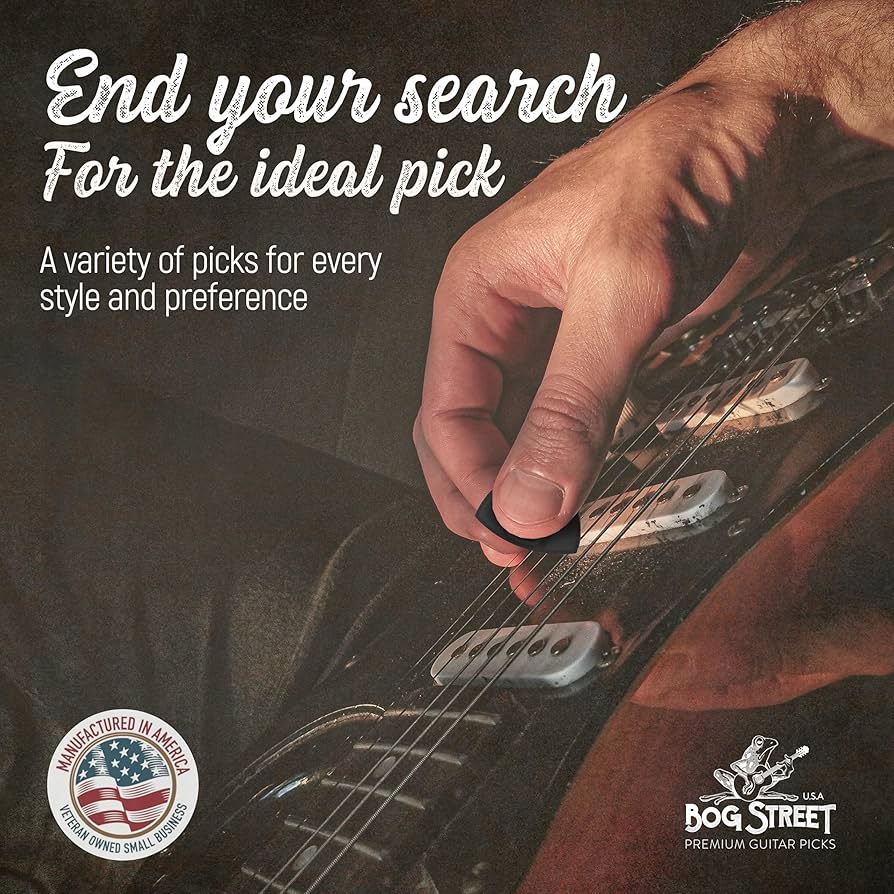 Black Earth ピック Amazon.com: Bog Street Assorted Guitar Picks Variety Pack